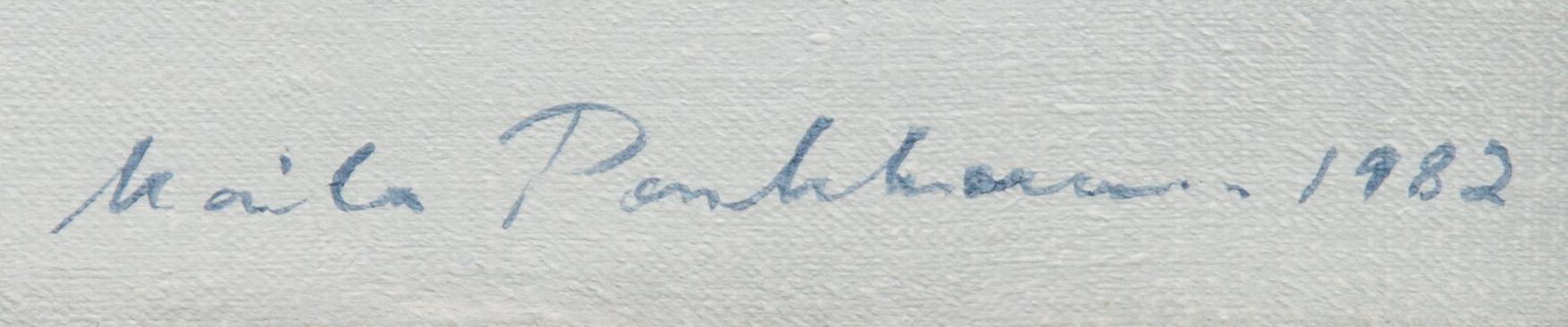 MAILA PONKKONEN, olja på duk, signerad och daterad 1981.