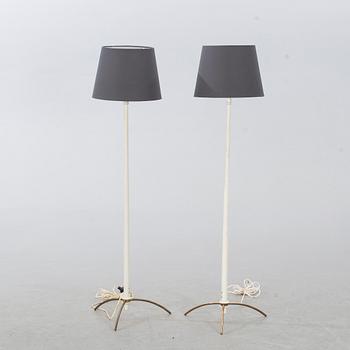 HANS-AGNE JAKOBSSON, a pair of floor lamps, second half of the 20th century.