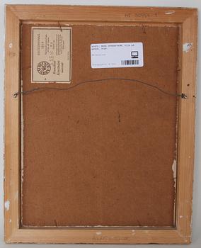 HUGO ÖFVERSTRÖM, olja på pannå, sign.