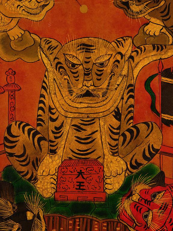 Toan Nguyen Duc, "Five Tigers"/"Cinq tigres", 1985.