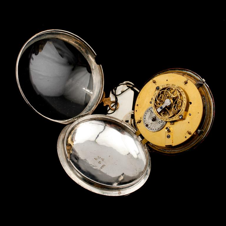 SPINDELUR, silver, 1800-tal.