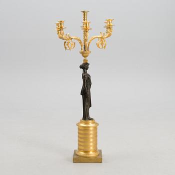A RUSSIAN ORMOLU CANDELABRA, early 19th century.