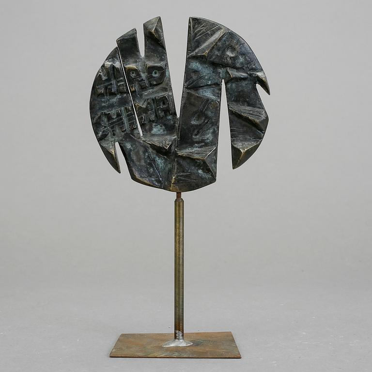 BERNDT HELLEBERG, skulptur, brons, signerad och daterad 1964.