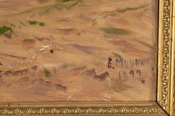 Elias Muukka, oil on canvas, signed and dated 1899.