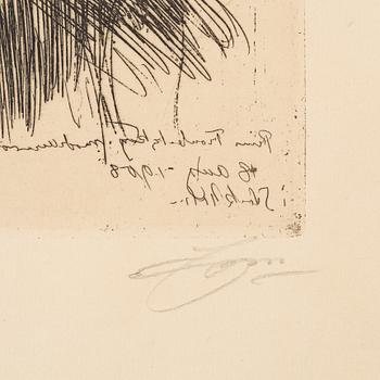 Anders Zorn, "Prins Paul Troubetzkoy II".