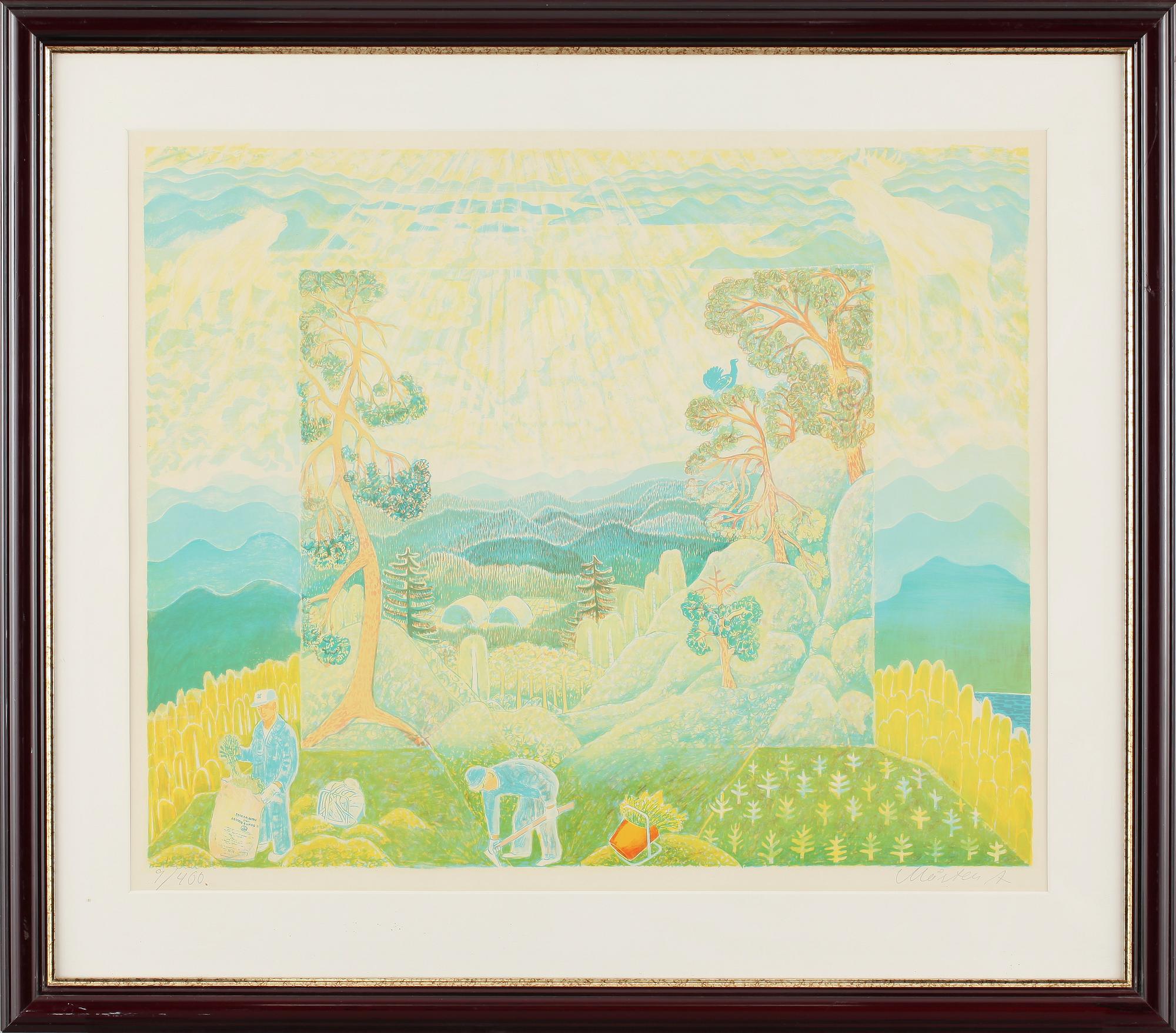 MÅRTEN ANDERSSON, grafiskt blad, signerad och numrerad 9/400.