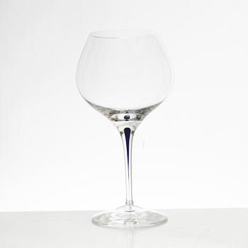 Erika Lagerbielke, a 36-piece 'Intermezzo' glass service, Orrefors.