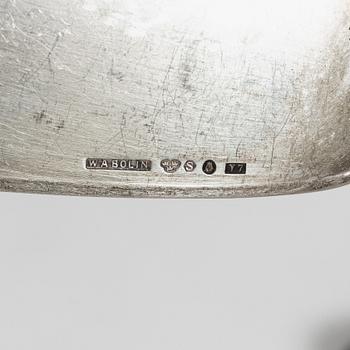 W.A. Bolin, Bestickuppsättning, 65 delar, silver, modell F, Stockholm, bl a 1926.