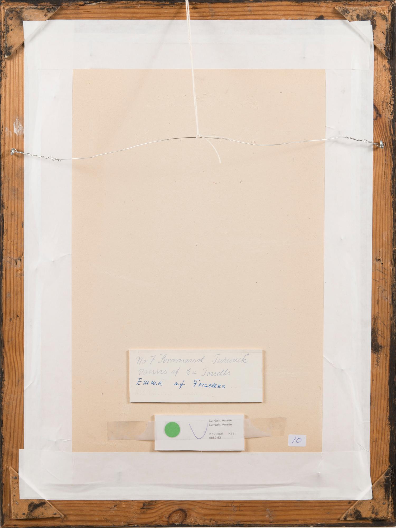 AMELIE LUNDAHL, "SOMMARSOL FURUVIK".