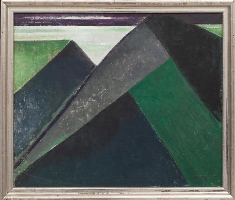 TORA VEGA HOLMSTRÖM, olja på duk, monogramsignerad, a tergo daterad 55/9.