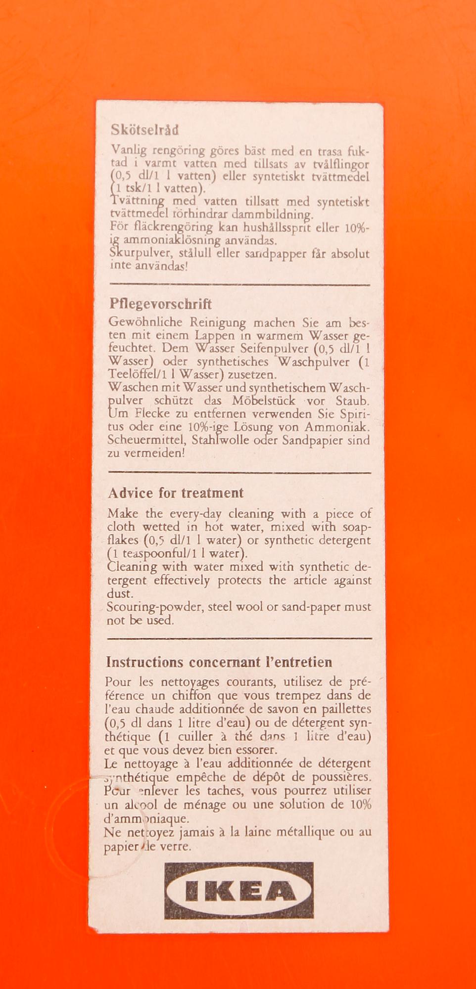 STOLAR, 1 par, plast, "Skopa", Olle Gjerlöv-Knudsen och Torben Lind för IKEA. Modellen formgiven 1974.