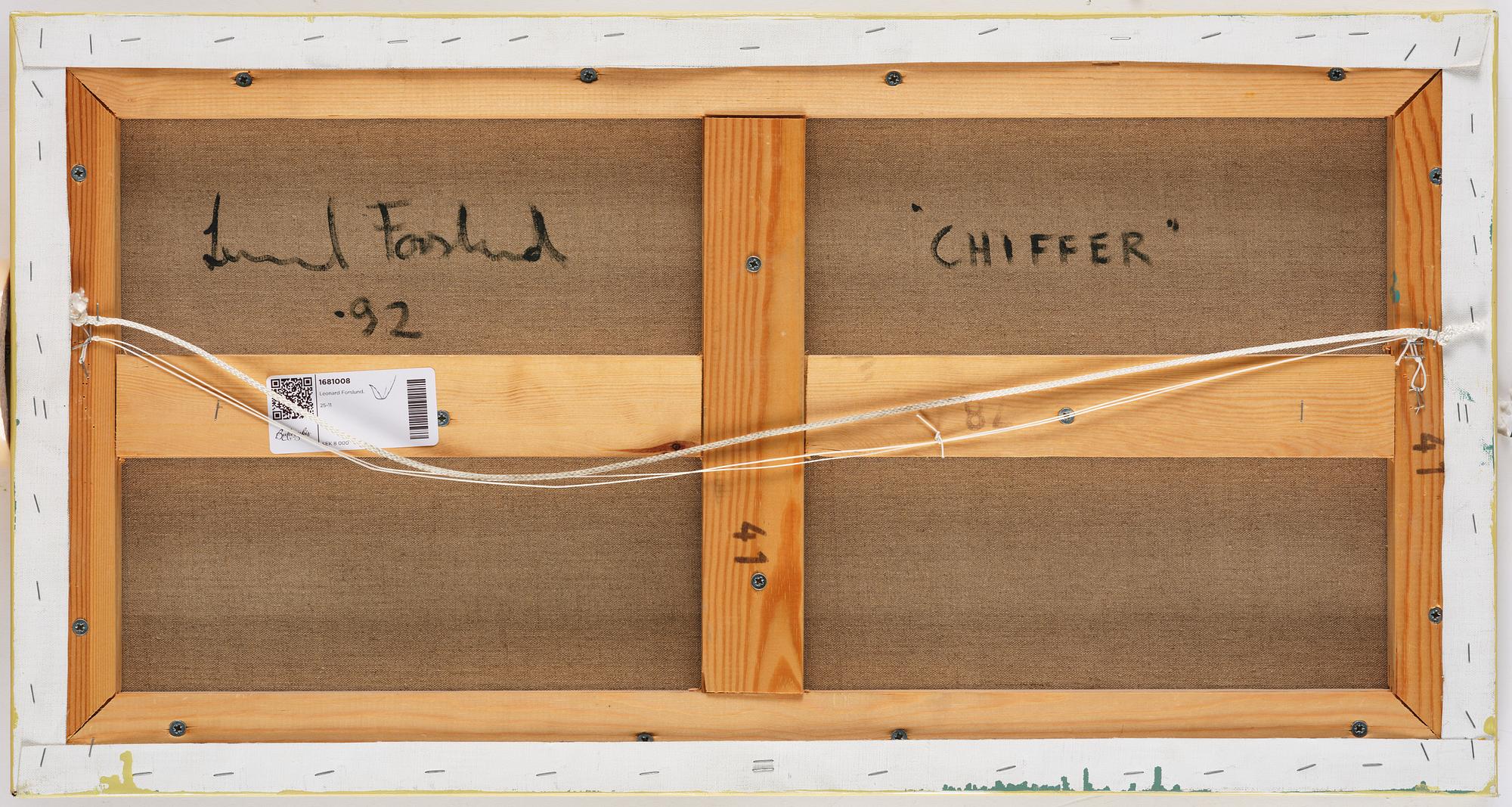 Leonard Forslund, "Chiffer".