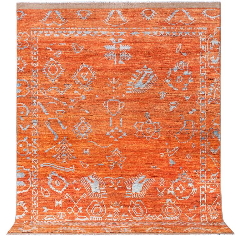 A Moroccan carpet, c. 307 x 249 cm.