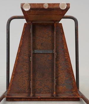 A Jonas Bohlin 'Iron Concrete' chair, Källemo AB, Värnamo 1987.