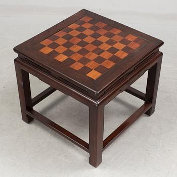 A small Chinese hardwood table, Qing dynasty (1644-1912).