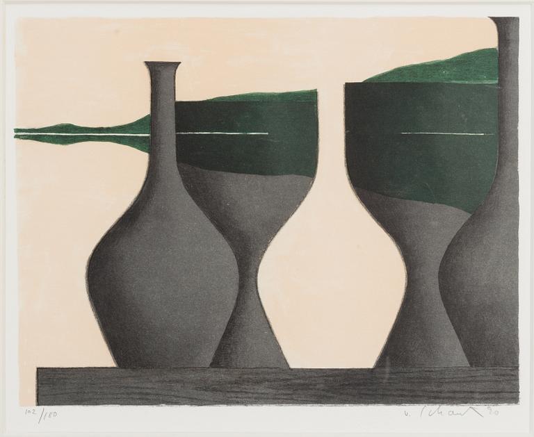 PHILIP VON SCHANTZ, 2 st, Färglitografier, signerade och numrerade 93/200, 162/180.