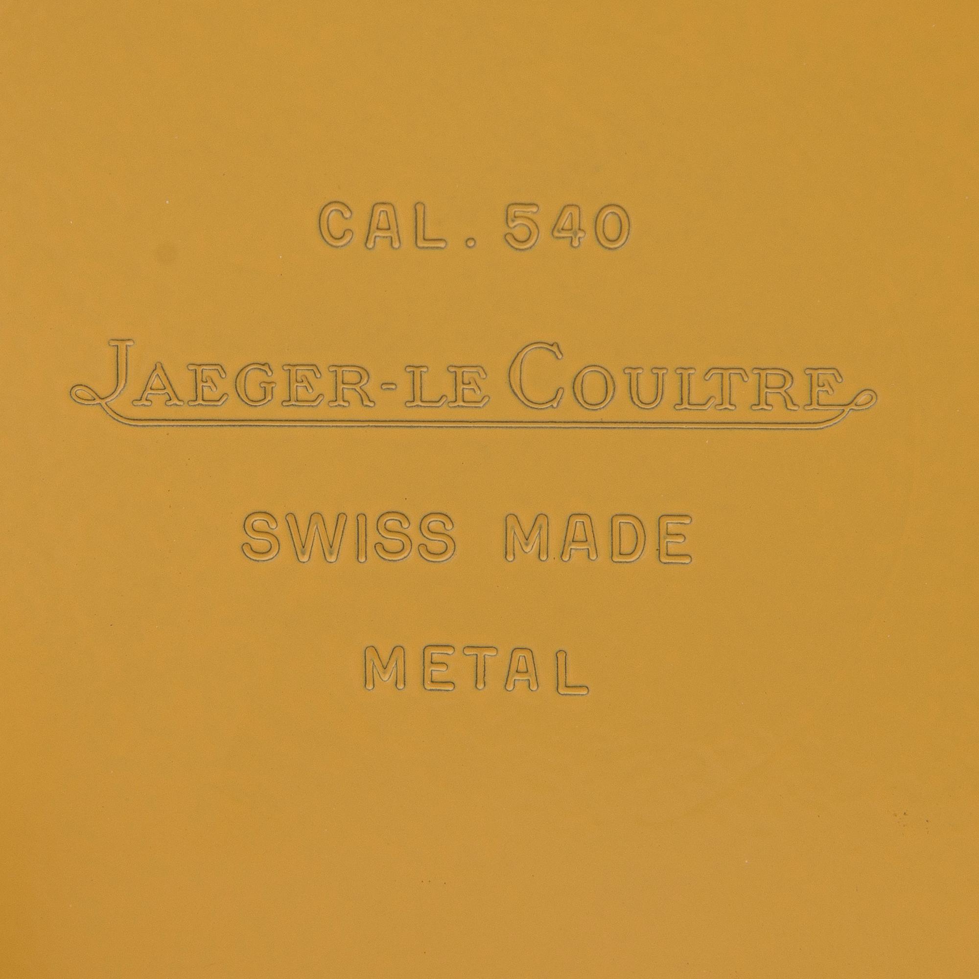 JAEGER-LE COULTRE Atmos 540 Table Clock. Switzerland 1980-93.