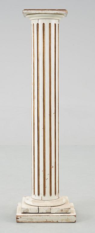 PIEDESTAL, trä, gustavianskt stil, 1800/1900-tal.