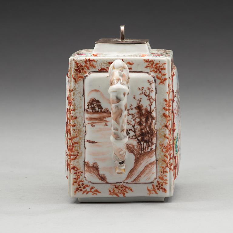 A large famille rose punch pot, Qing dynasty, Qianlong (1736-95).