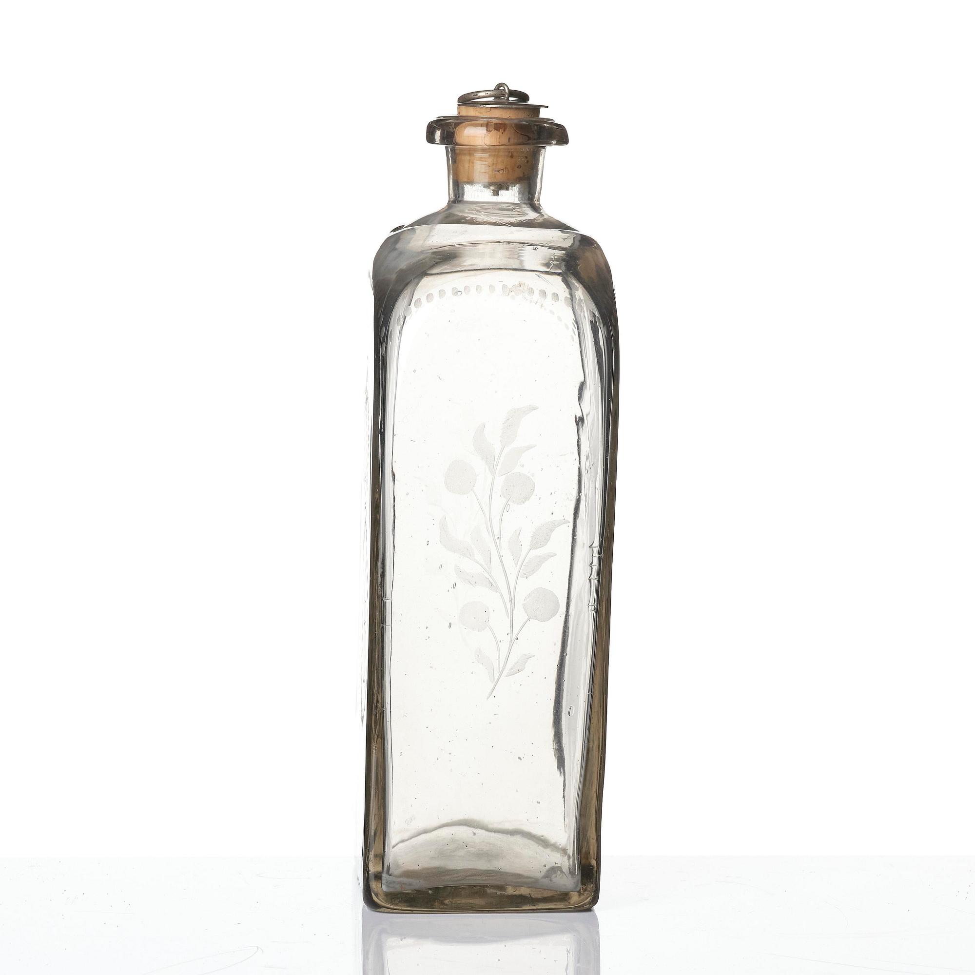 Aquavit bottle, Sweden early 19th century.