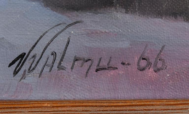 VEIJO VALMU, olja på duk, signerad och daterad -66.