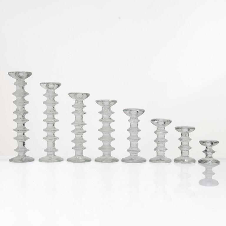 Timo Sarpaneva, Ljusstakar, 8 st, "Festivo", Iittala, Finland.