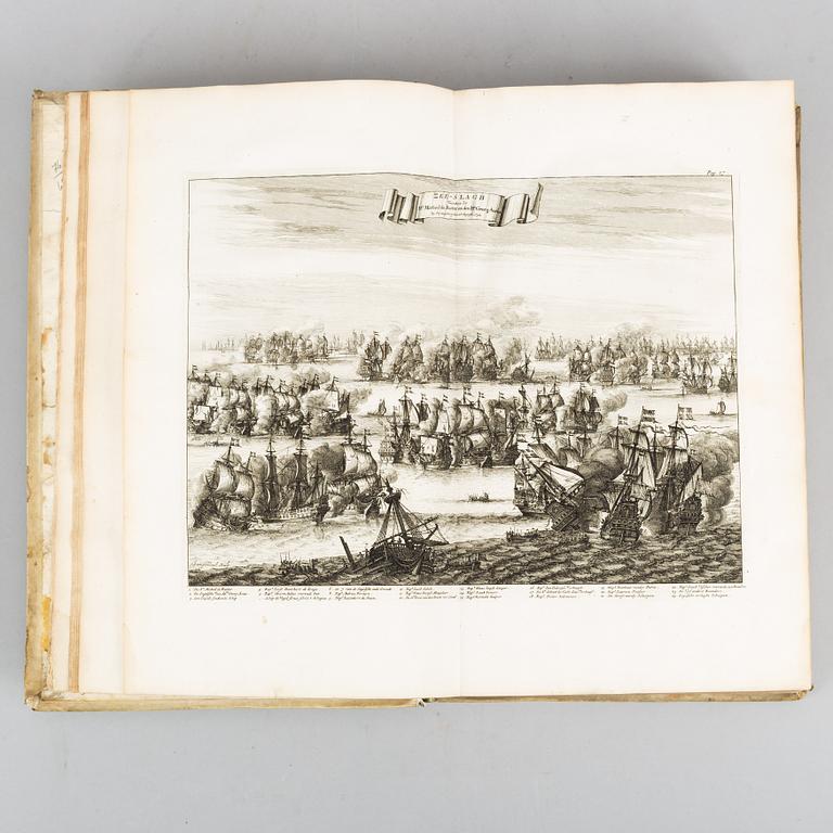 Om sjöhjälten Michiel Adriaansz. de Ruyter, med graverade planscher.