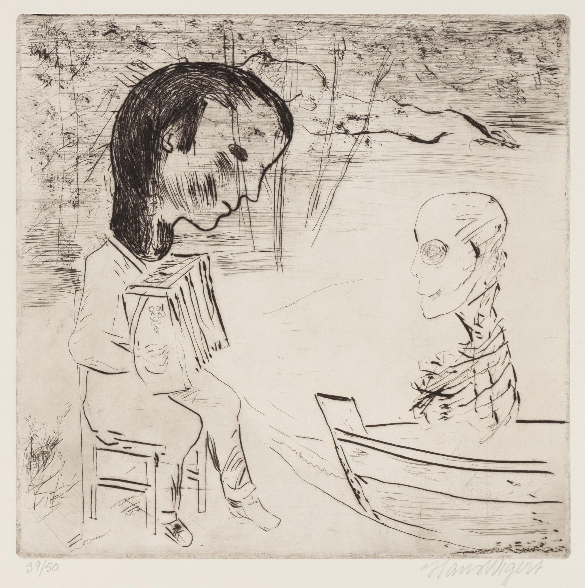 Hans Wigert, Dragspelare.