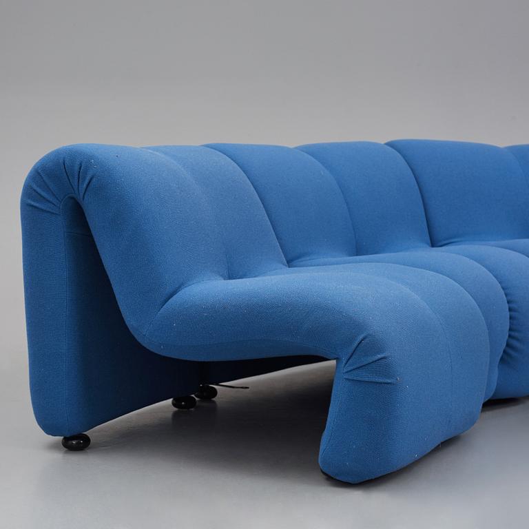 Jan Ekselius, a modular sofa, 'Etcetera Modul', J.O. Carlssons Möbel AB, Vetlanda, Sweden 1960-70s.