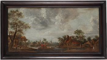 ESAIAS VAN DE VELDE, hans efterföljd, Olja på duk, bär signatur A van der Velde och daterad 1657.