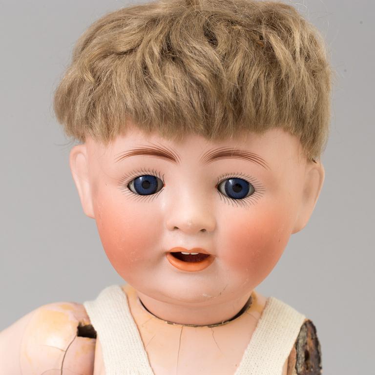 BISKVIDOCKOR, 2 st, Franz Schmidt & Co & Simon & Halbig, Tyskland, 1900-talets början.