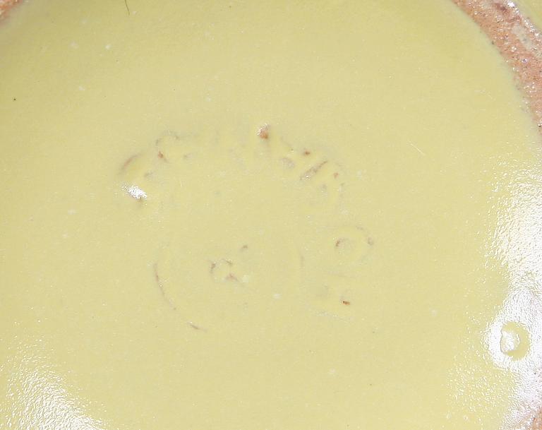 TESERVIS, 12 delar, lergods, Höganäs, 1930-tal.