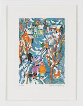 JÖRAN NYBERG, two lithographs in colours, signed and numbered 1/320 and 184/320.