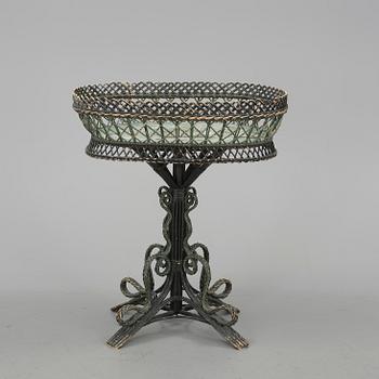 BLOMBORD, korg, omkring sekelskiftet 1800/1900.