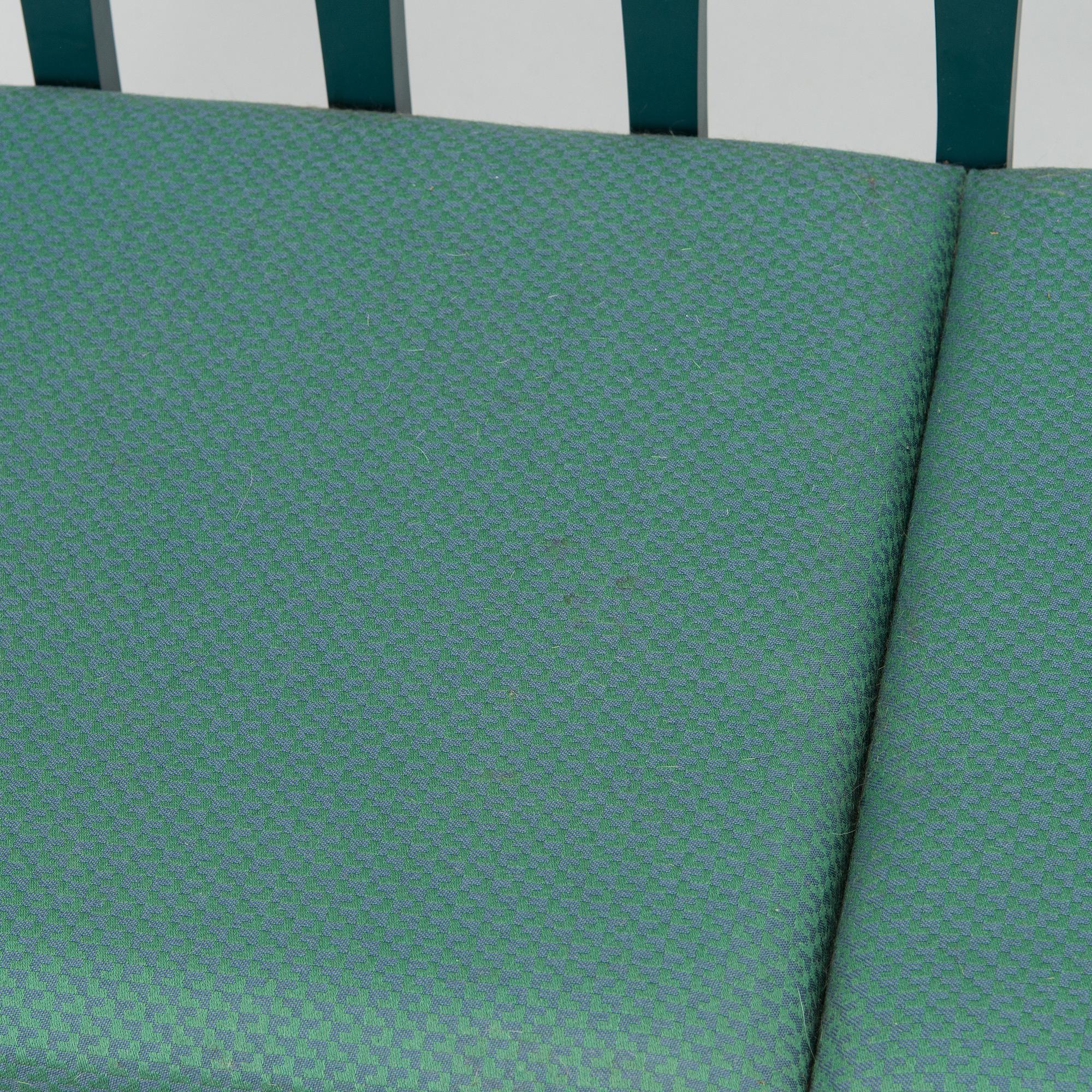 Eliel Saarinen, a “Blue Suite” sofa, Adelta, Finland. Model designed 1929 for Saarinen House, Cranbrook.