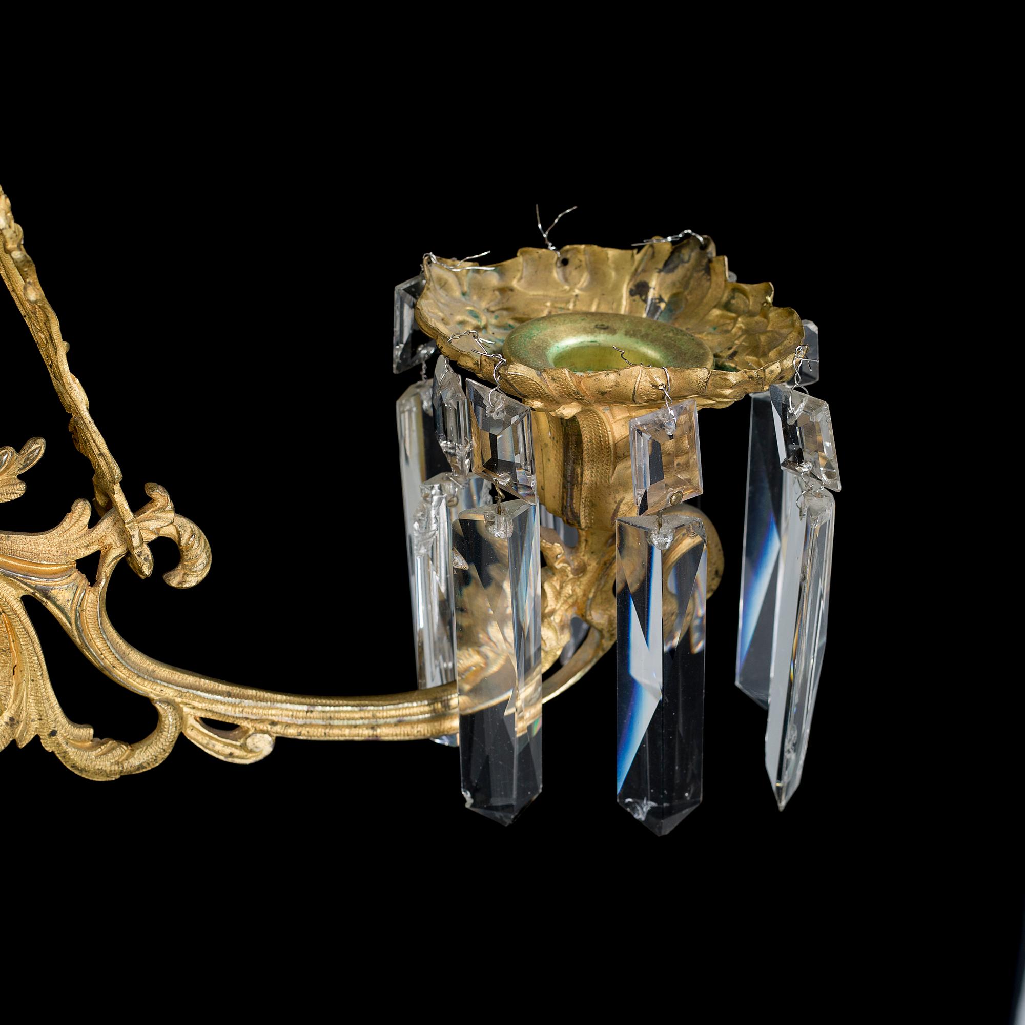 A chandelier from the second half of the 19th century.