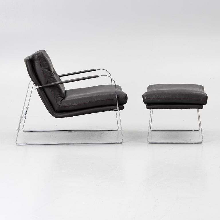 Lenka Teilmann, armchair with footstool, “Shabby”, Conform, 2000s.