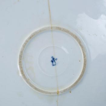 SERVISDELAR, 17 st, "Lökmönstret", främst, Český Porselan, märkta Meissen, Tjeckien.