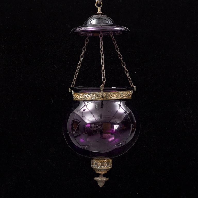 A late 19th century ceiling light.