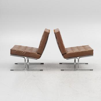 Karl Erik Ekselius, armchairs, a pair, "F60", for JOC möbler, Vetlanda, 1970s.