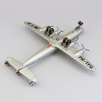 a metal model airplane "DE VLIEGENDE HOLLANDER", 1960s / 70-tal.