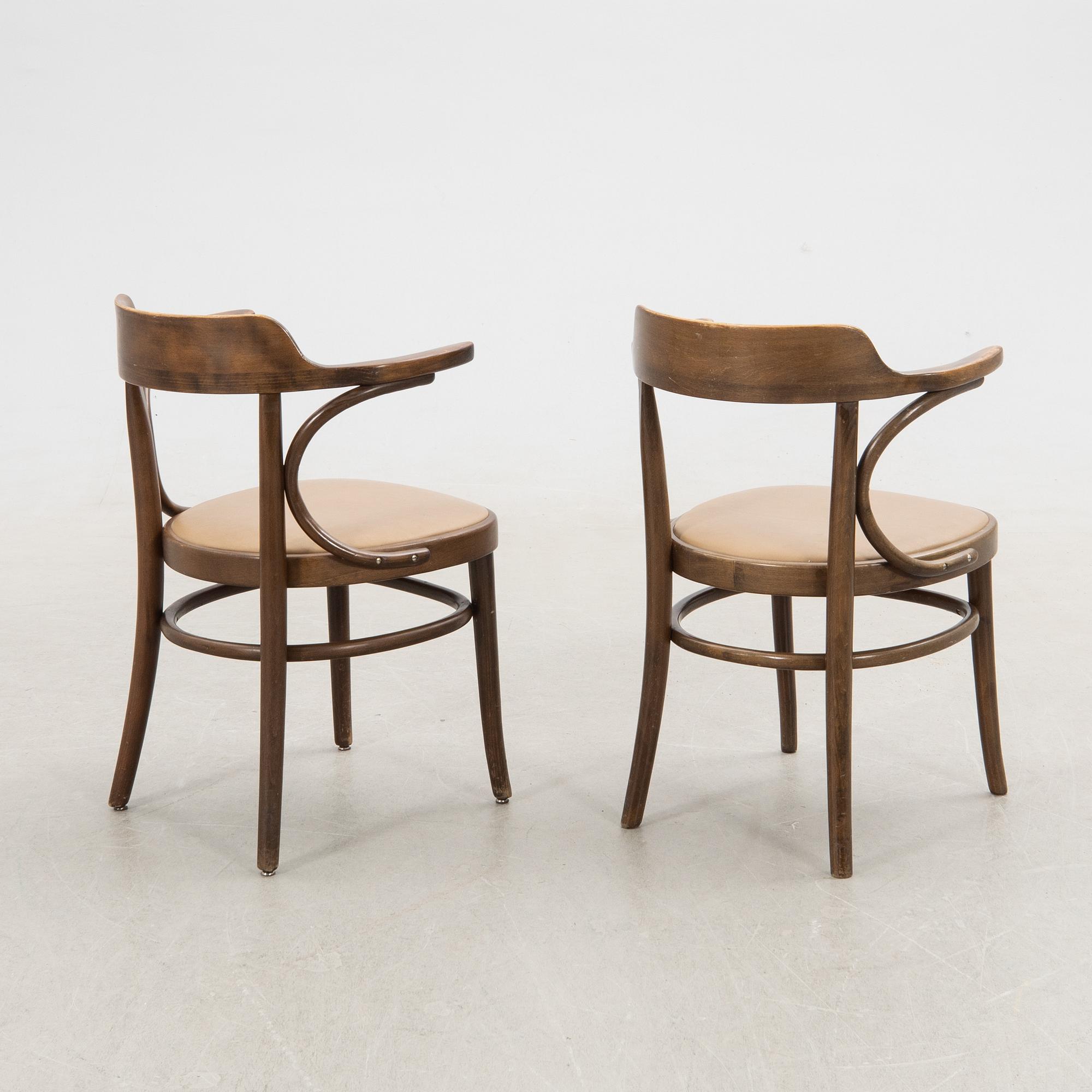 Karmstolar 6 st Gemla "Cattelin" sent 1900-tal.