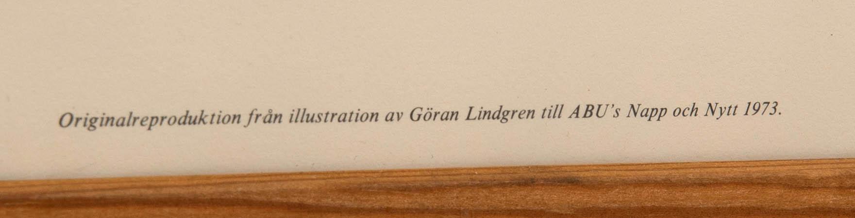 Various artists 7 pcs Preliminary designs for Abu's catalogues "Napp och Nytt".