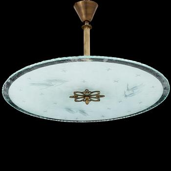 TAKPLAFOND, 1940-tal. Höjd ca 42 cm.