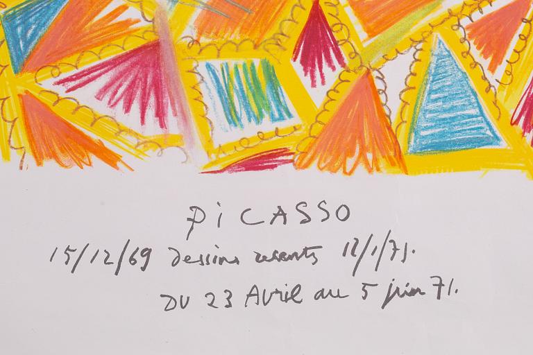 Pablo Picasso, after. 'Harlequin'.