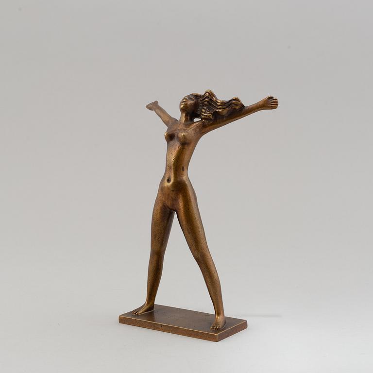 STIG BLOMBERG, a bronze sculpture, signed.