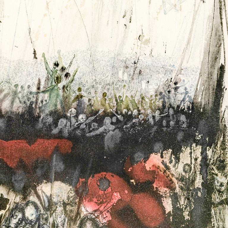 Salvador Dalí,  lithograph signed and numbered 151/250.