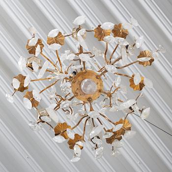 A French 19th century twelve-light chandelier.