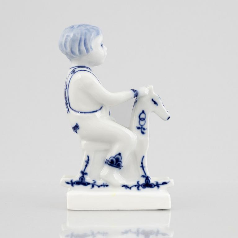 Hanne Varming, a porcelain figurine, Royal Copenhagen, "Blue Fluted", model 5196, 1974-78.