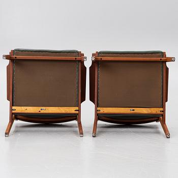 Ingemar thillmark, a pair of 'Axamo' armchairs, OPE Möbler, 1960s.